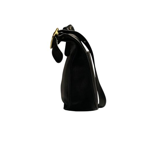 VINTAGE COACH l Black Classic Legacy Zip Shoulder Crossbody Handbag Purse 90s - Picture 8 of 16